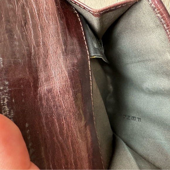 FENDI W Hook Wallet Zucchino Beige Canvas Leather Authentic Used - Picture 7 of 11